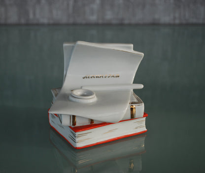 Preorder Inktpot boeken Leningrad van Lomonosov porselein fabriek