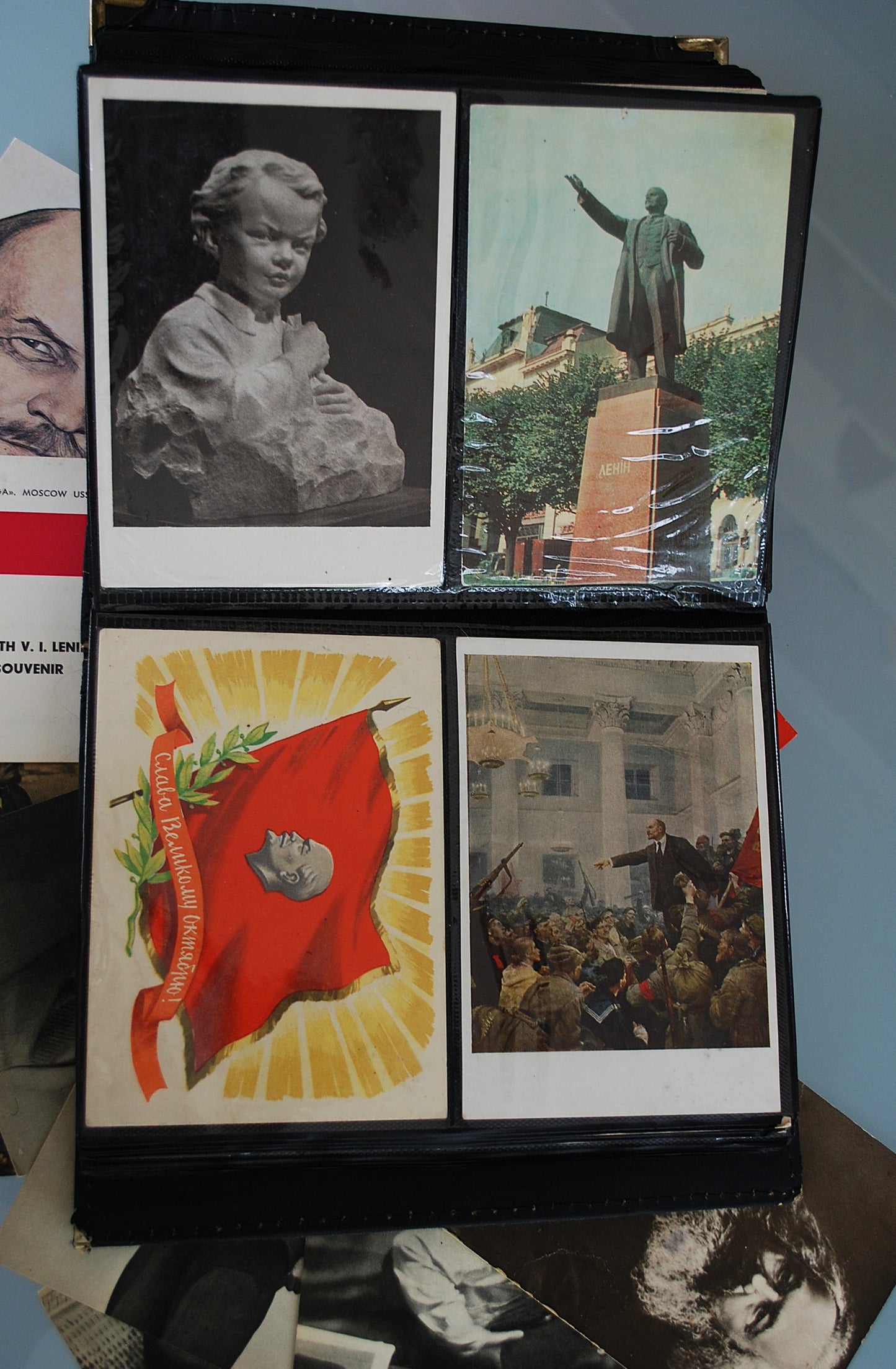 Preorder Mega verzameling oude Lenin postkaarten €2,50 per stuk 219 kaarten