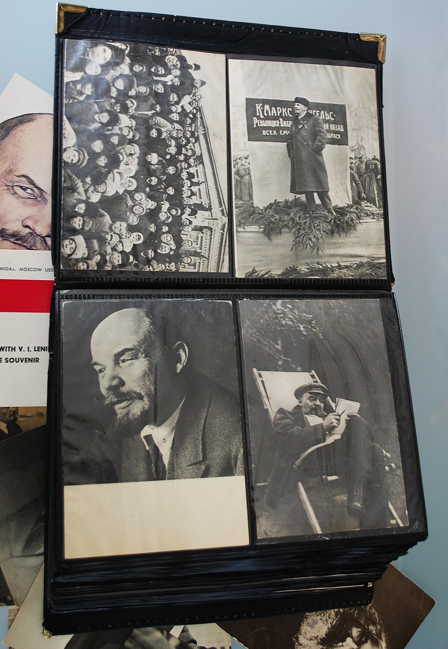 Preorder Mega verzameling oude Lenin postkaarten €2,50 per stuk 219 kaarten