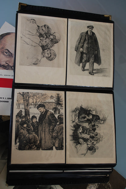 Preorder Mega verzameling oude Lenin postkaarten €2,50 per stuk 219 kaarten