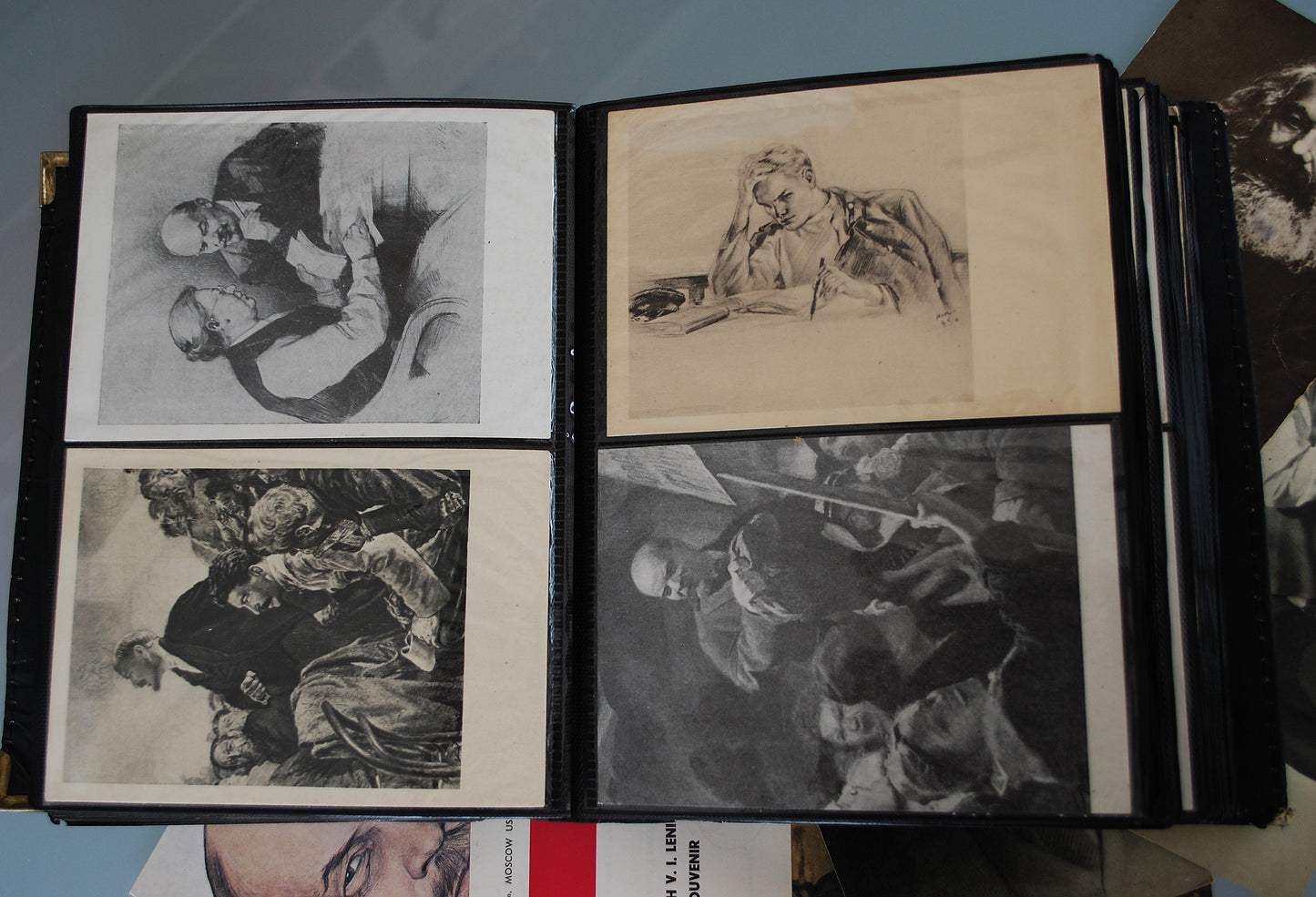 Preorder Mega verzameling oude Lenin postkaarten €2,50 per stuk 219 kaarten