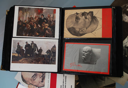 Preorder Mega verzameling oude Lenin postkaarten €2,50 per stuk 219 kaarten