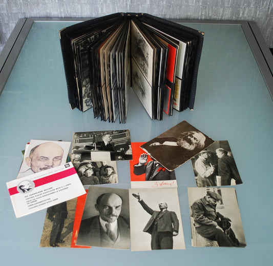 Preorder Mega verzameling oude Lenin postkaarten €2,50 per stuk 219 kaarten