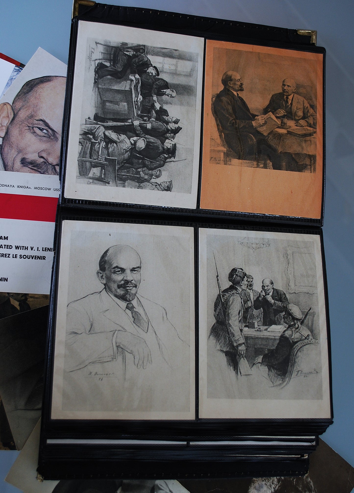 Preorder Mega verzameling oude Lenin postkaarten €2,50 per stuk 219 kaarten