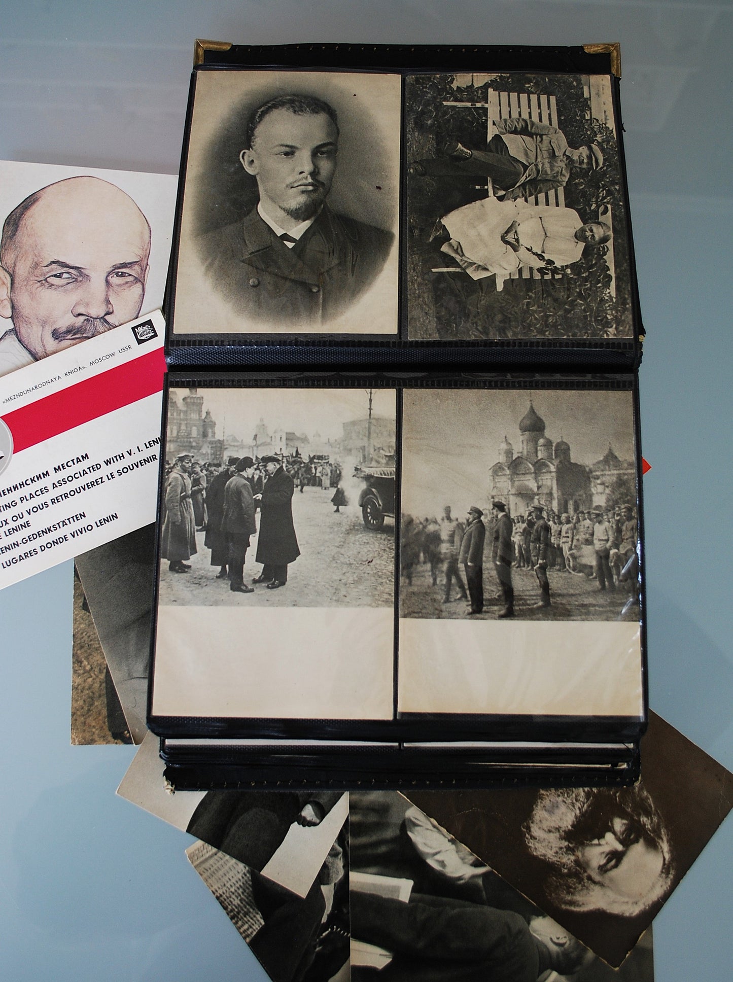 Preorder Mega verzameling oude Lenin postkaarten €2,50 per stuk 219 kaarten