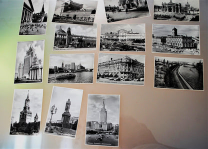 Moskou 1957 Kaarten map 20 stuks