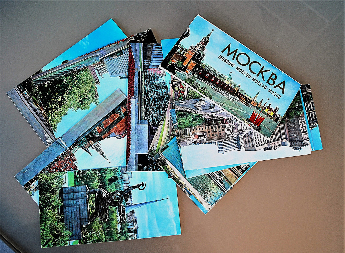 Kaarten Map Moskou 24 stuks Wide vieuw