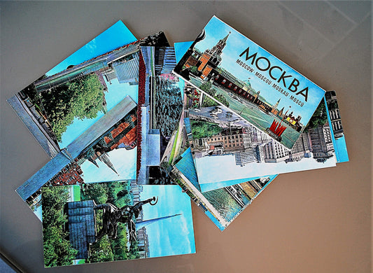 Kaarten Map Moskou 24 stuks Wide vieuw