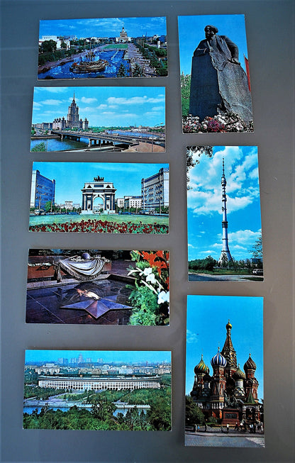 Kaarten Map Moskou 24 stuks Wide vieuw