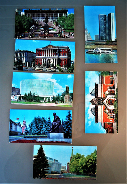 Kaarten Map Moskou 24 stuks Wide vieuw