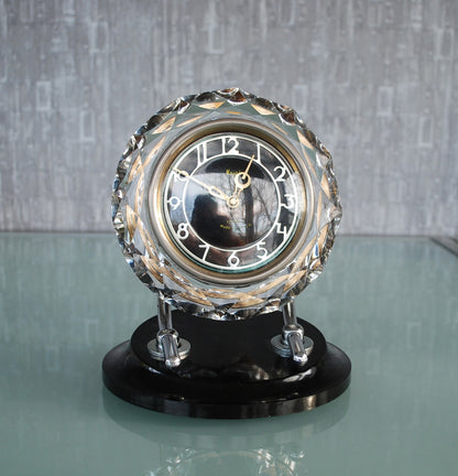 Mantelklok tafel kristal klok CCCP 1960's