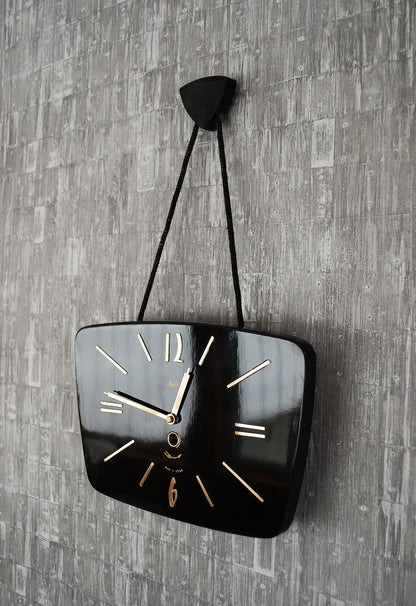 Preorder Houten wandklok "Маяк" uit de jaren 70 Sovjet vintage mechanische klok Mayak