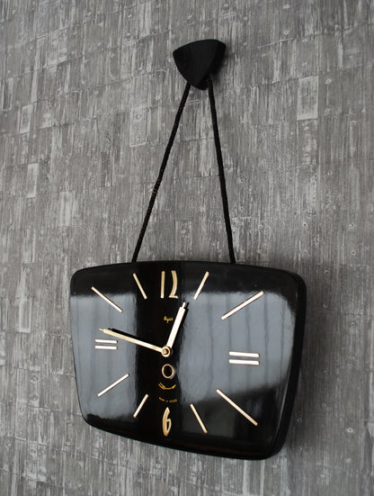 Preorder Houten wandklok "Маяк" uit de jaren 70 Sovjet vintage mechanische klok Mayak