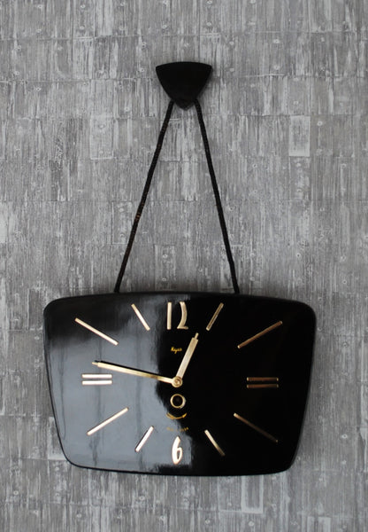 Preorder Houten wandklok "Маяк" uit de jaren 70 Sovjet vintage mechanische klok Mayak