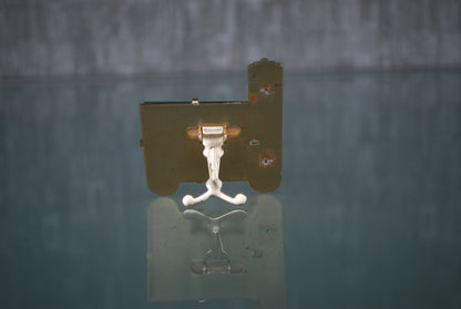 Preorder Kremlin thermometer klein goudkleur aluminium