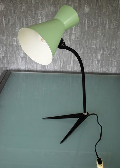 Tafellamp 1965 met Schitterend V of Kraaienpoot voet