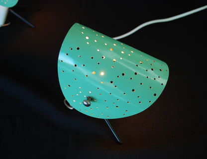 2 stuks Bureau / Wandlamp van Ernest Igl  " The Little Dog "