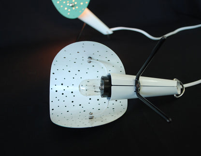 2 stuks Bureau / Wandlamp van Ernest Igl  " The Little Dog "