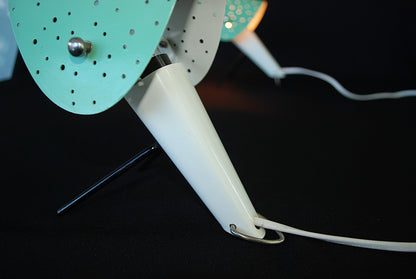 2 stuks Bureau / Wandlamp van Ernest Igl  " The Little Dog "