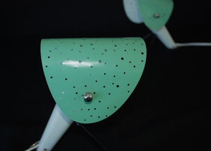 2 stuks Bureau / Wandlamp van Ernest Igl  " The Little Dog "