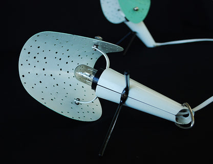 2 stuks Bureau / Wandlamp van Ernest Igl  " The Little Dog "