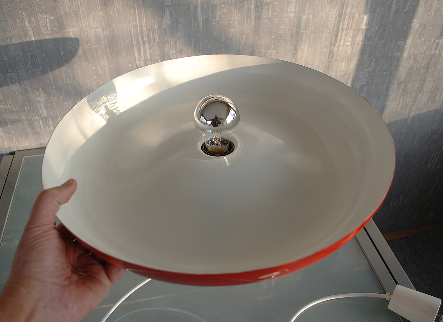 UFO Metalen plafondlamp Ontwerper Tibor Nádai.