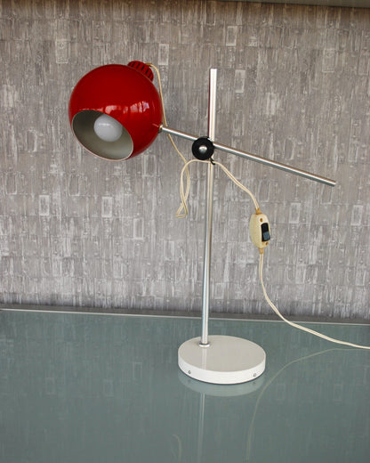 Lamp met aluminium stangen Retro Space age