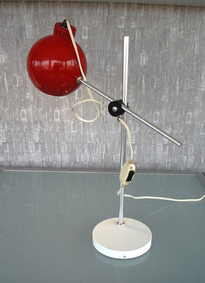 Lamp met aluminium stangen Retro Space age