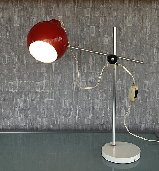 Lamp met aluminium stangen Retro Space age