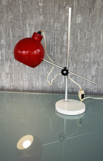 Lamp met aluminium stangen Retro Space age