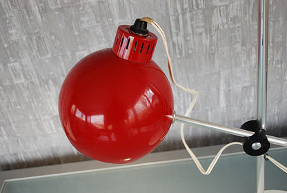 Lamp met aluminium stangen Retro Space age