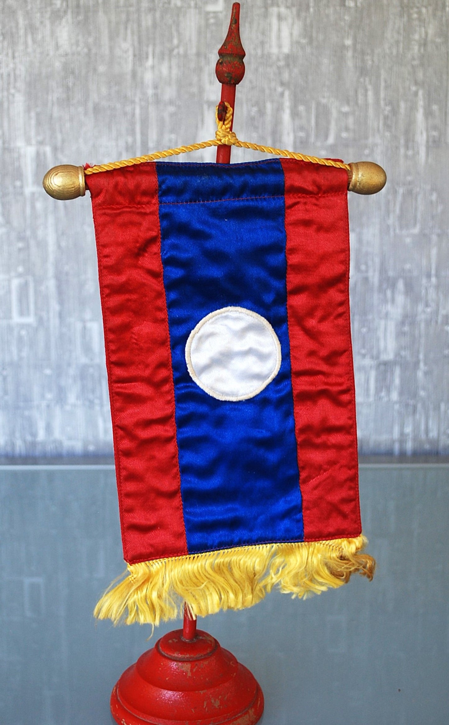Old banners of special countries Laos and Bolivia