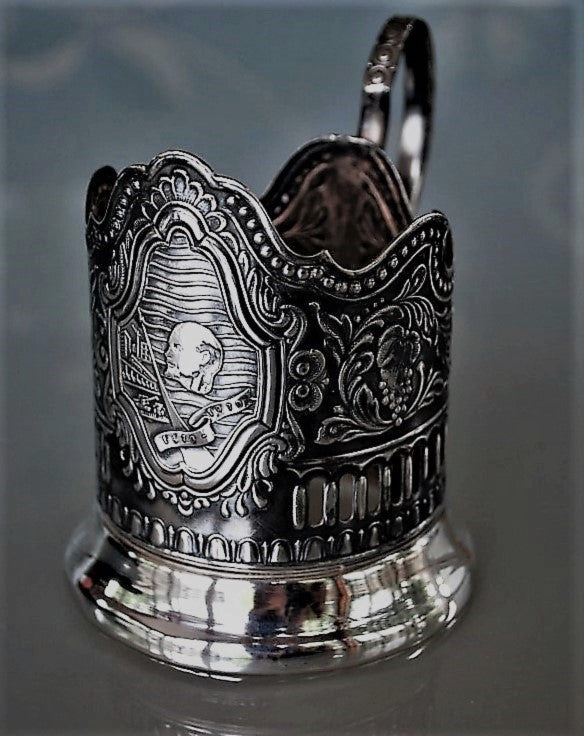 Melkhior Lenin 100 jaar THEE GLAS HOUDER Vintage CCCP Podstakannik