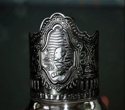 Melkhior Lenin 100 jaar THEE GLAS HOUDER Vintage CCCP Podstakannik