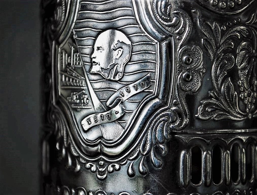 Melkhior Lenin 100 jaar THEE GLAS HOUDER Vintage CCCP Podstakannik