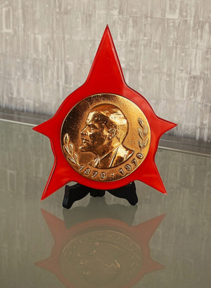 Lenin op Stilistische Rode Ster