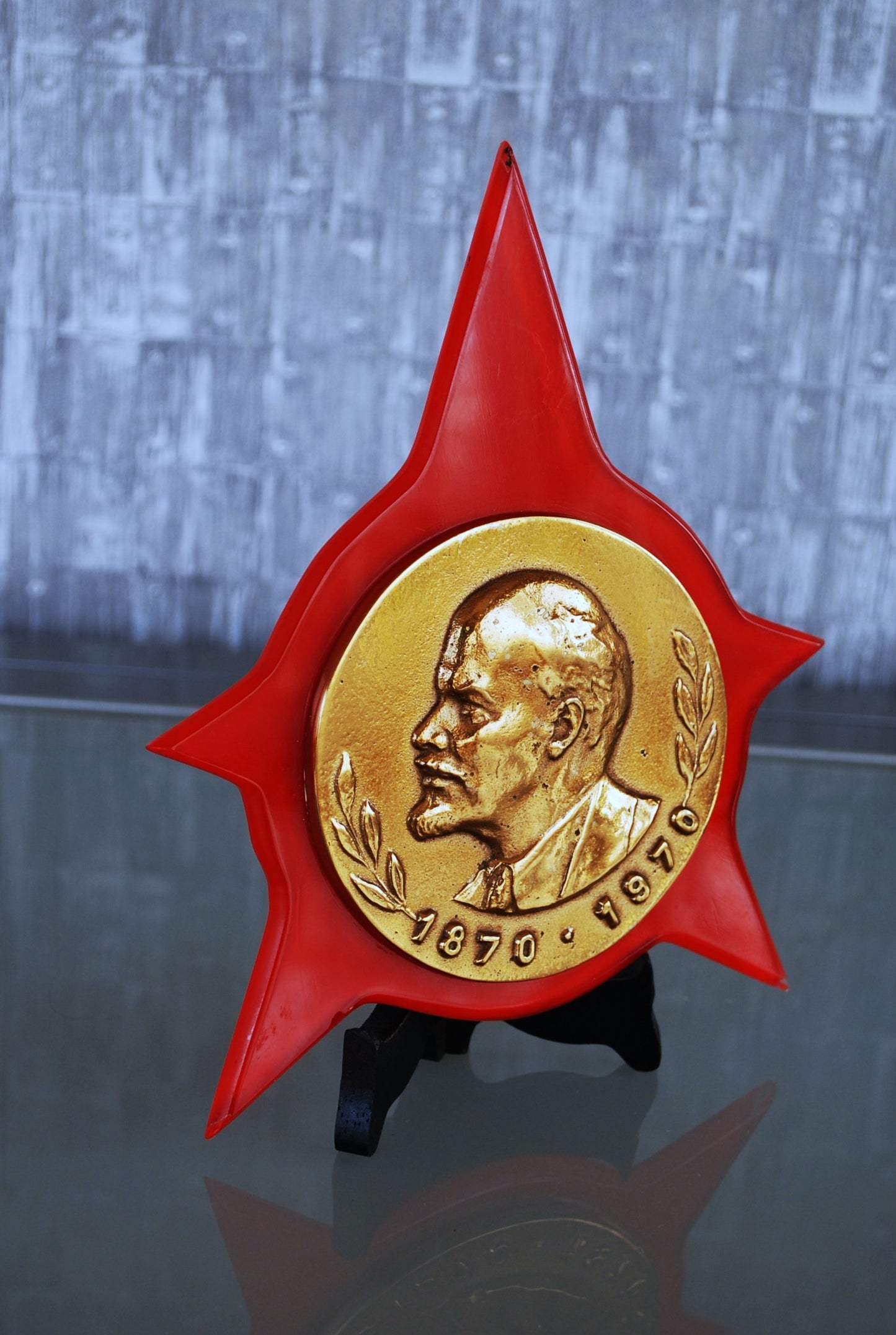 Lenin op Stilistische Rode Ster