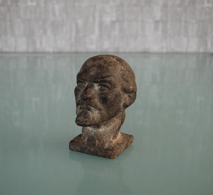 Preorder Lenin hoofd zwaar gietijzer erg oud