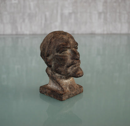 Preorder Lenin hoofd zwaar gietijzer erg oud