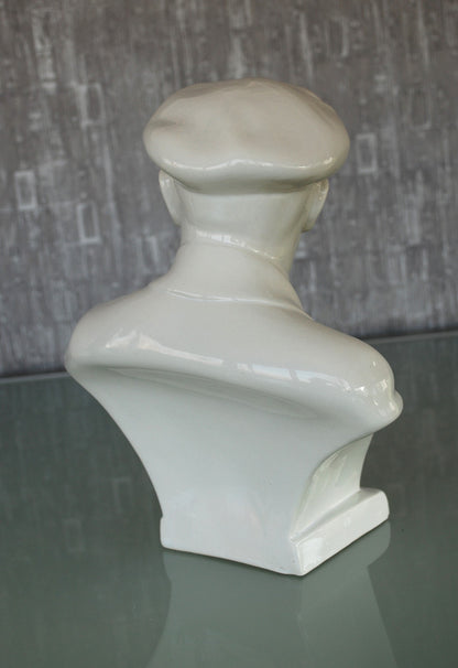 Lenin porselein Buste Herend  Zeer Groot