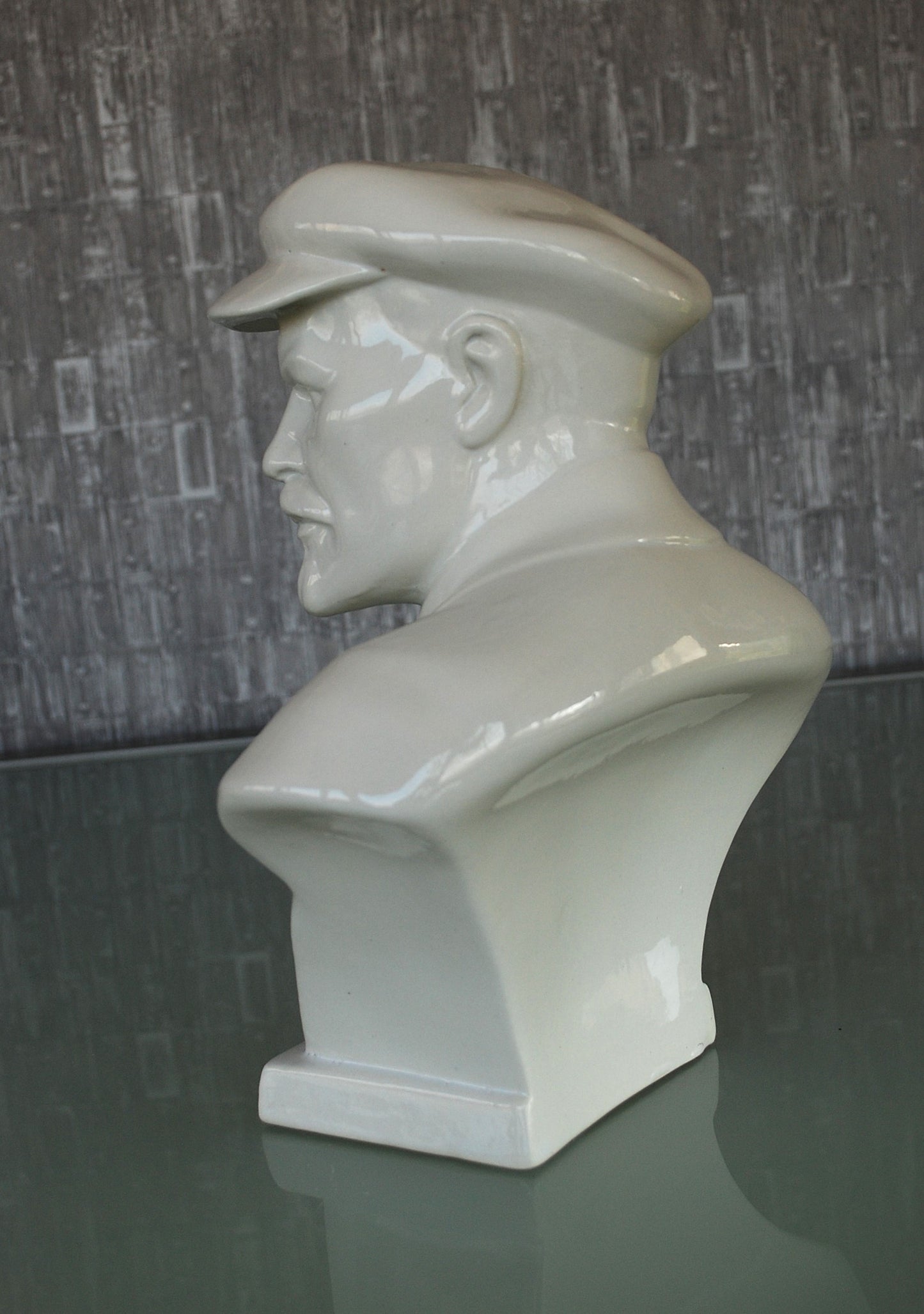 Lenin porselein Buste Herend  Zeer Groot