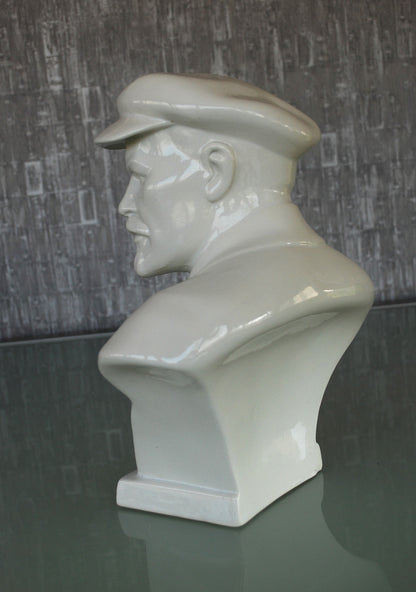 Lenin porselein Buste Herend  Zeer Groot