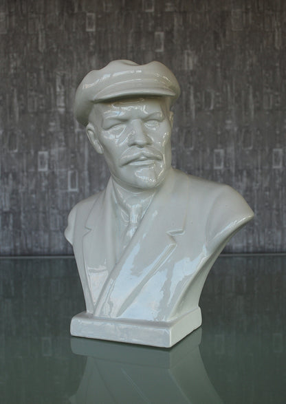 Lenin porselein Buste Herend  Zeer Groot