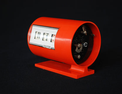 Funky Oranje 1970's Retro klok