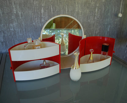 Make-up tafel opbergdoos 1970's