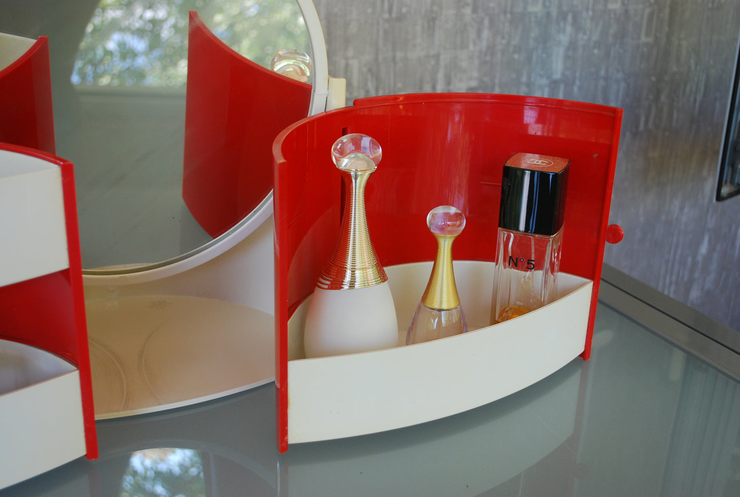 Make-up tafel opbergdoos 1970's