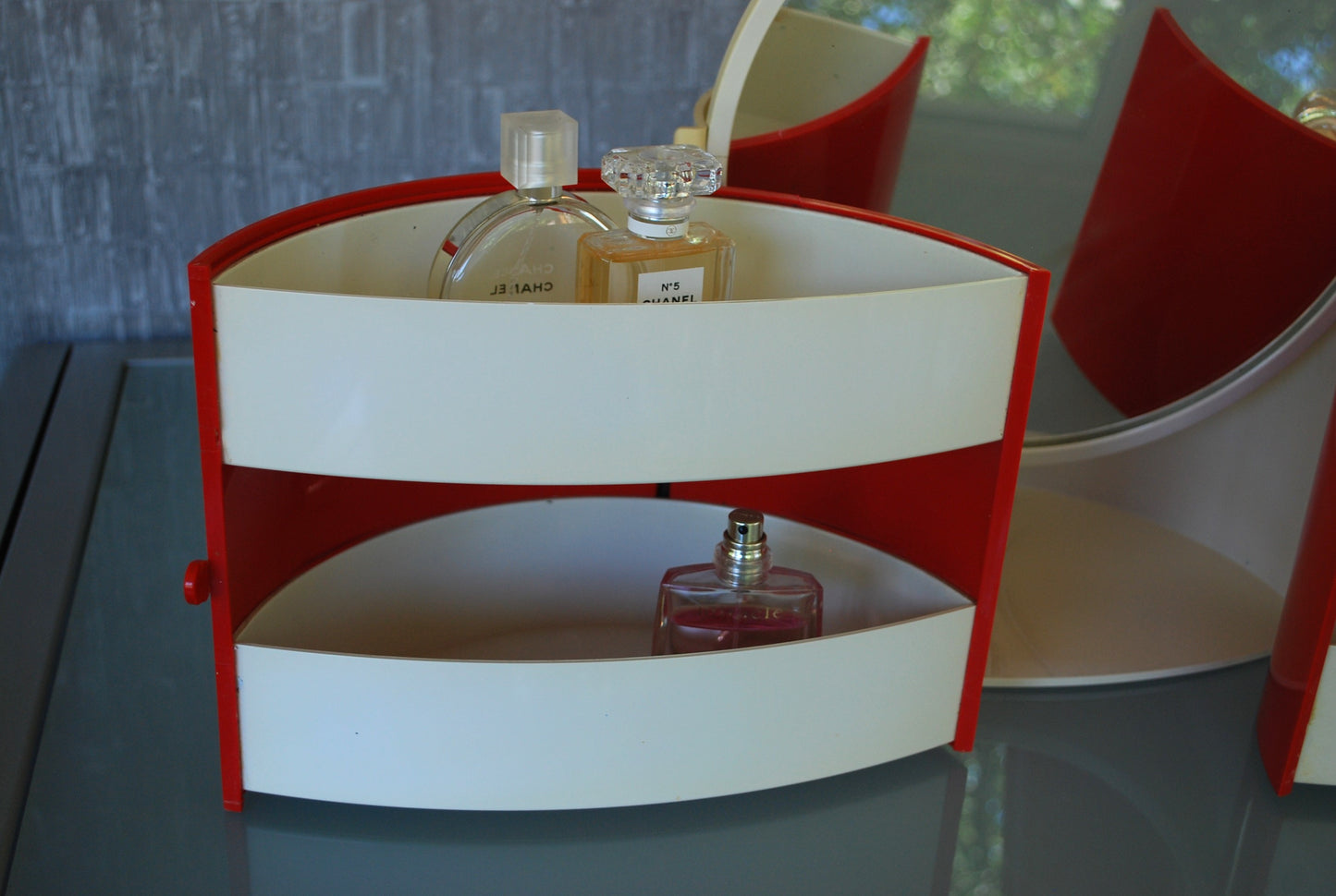 Make-up tafel opbergdoos 1970's