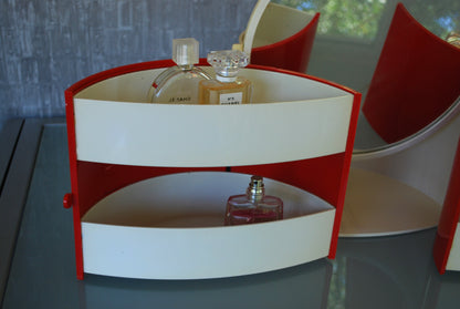 Make-up tafel opbergdoos 1970's