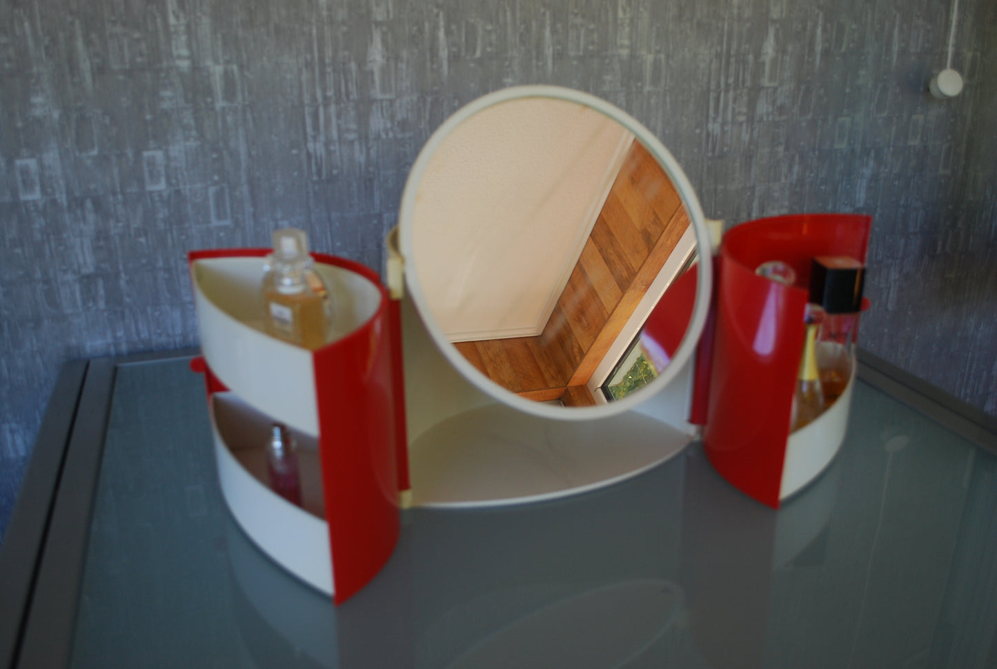 Make-up tafel opbergdoos 1970's