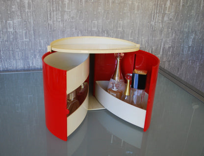 Make-up tafel opbergdoos 1970's